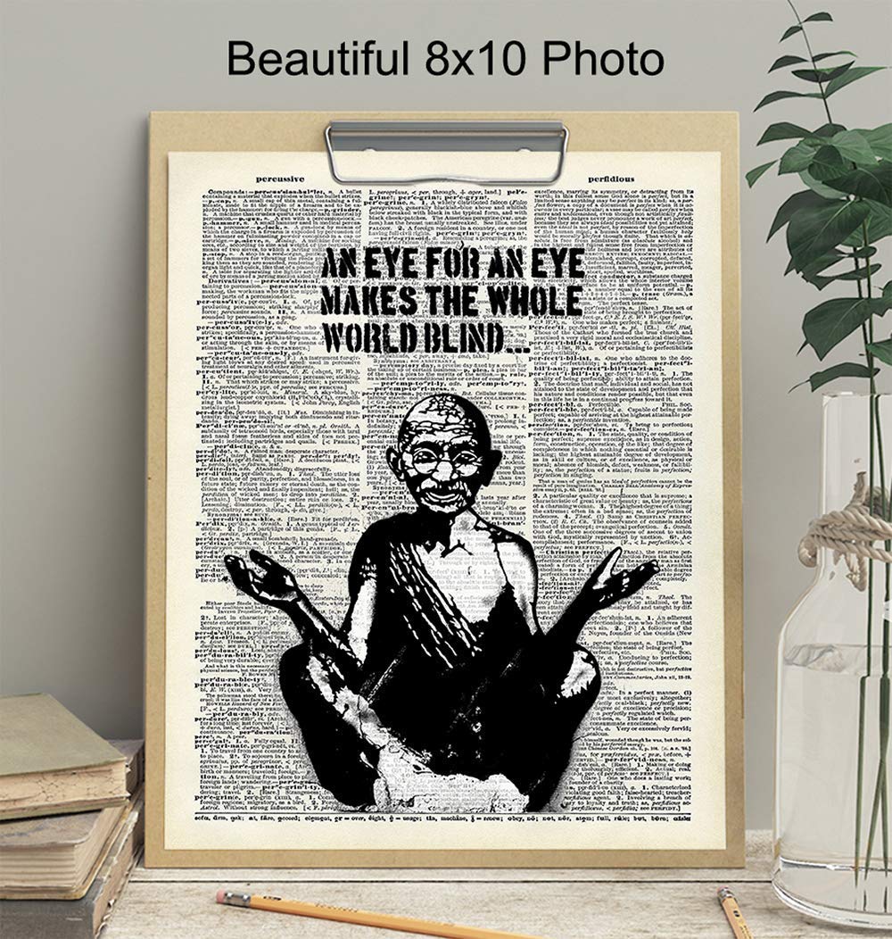 Graffiti Inspirational Quote - Urban Street Art, Wall Art Poster - Great Motivational Gift for Zen, Buddha, Buddhism, Yoga, Meditation Fans - Chic Home, Studio, Office Decorations - 8x10 Photo Print