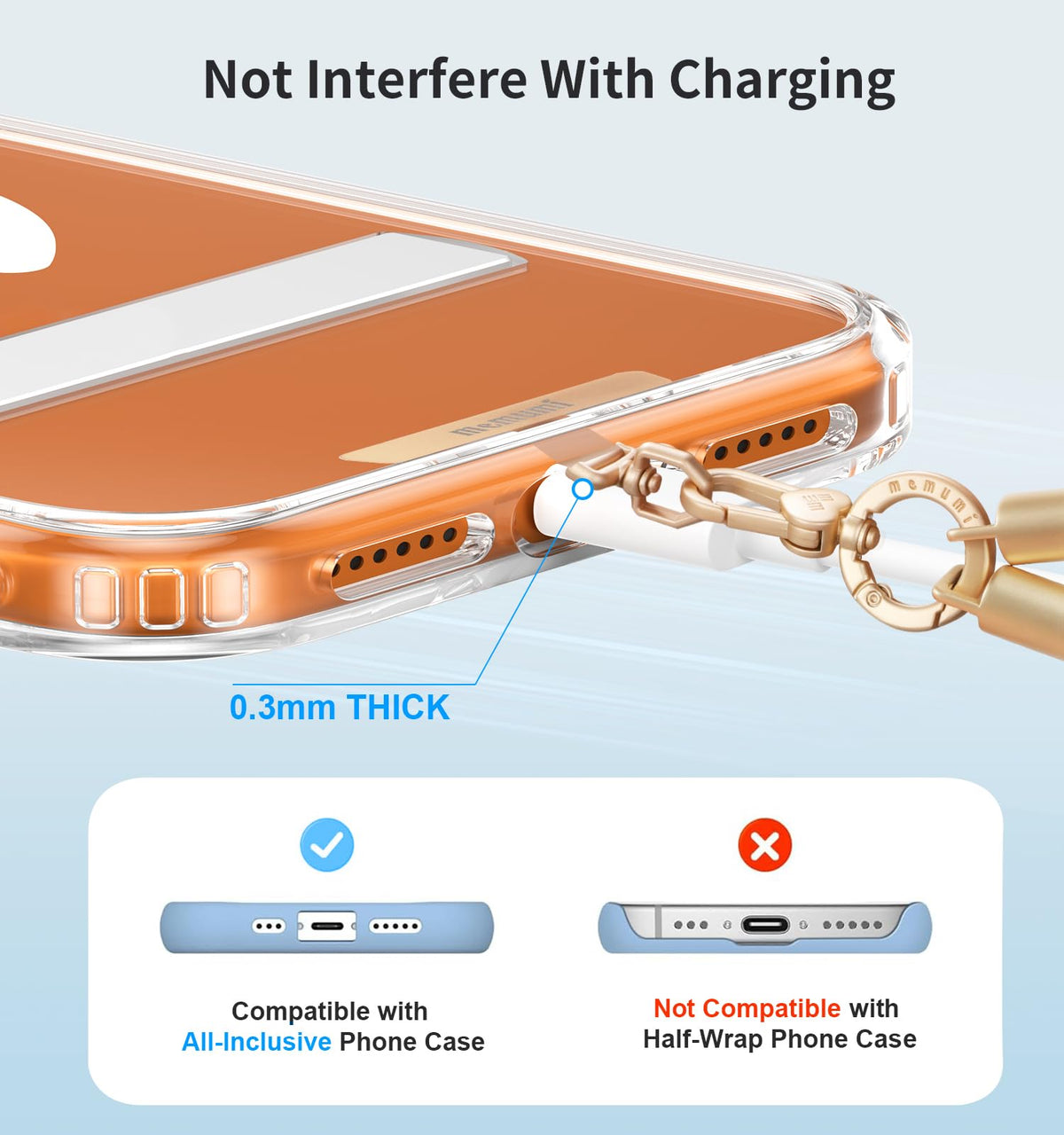 memumi 3 in 1 Phone Lanyard Crossbody, Universal Adjustable Anti Theft Phone Strap and Wrist Strap for All Phones, Premium Woven Material, Neck Lanyard for Shopping Cycling Traveling Rose