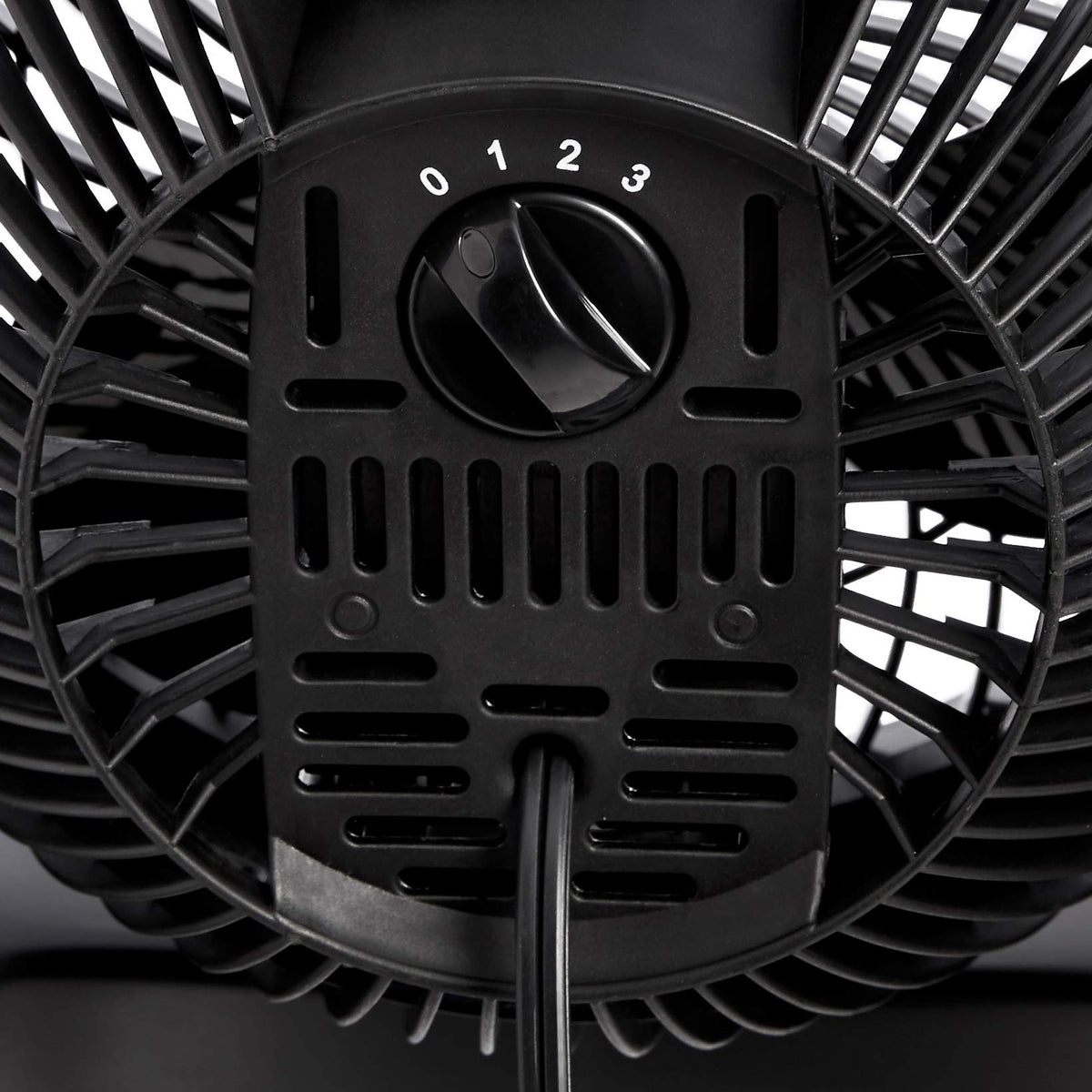 Amazon Basics Air Circulator Desk Fan for Bedroom, Home and Office, 90-Degree Tilt Head, 3 Speed Settings, Cooling, 35 Watts, Black, 11.1"W x 6.3"D x 10.9"H