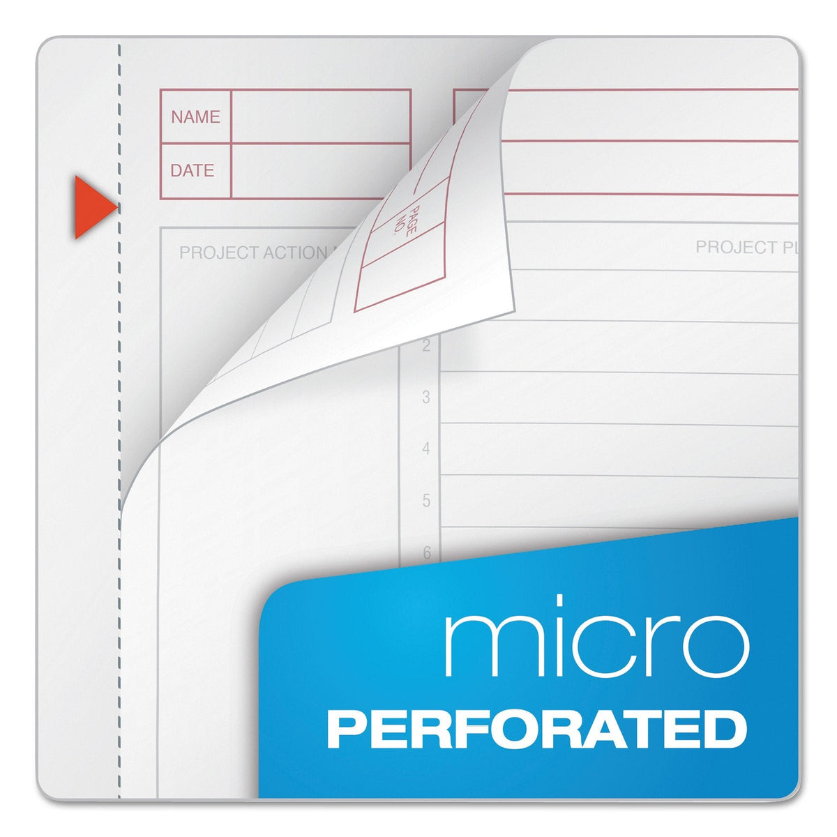 TOPS Products Aion Planner, Side Wirebound, 8-1/2"x6-3/4", 100 Sheets, Black (TOP63828),White