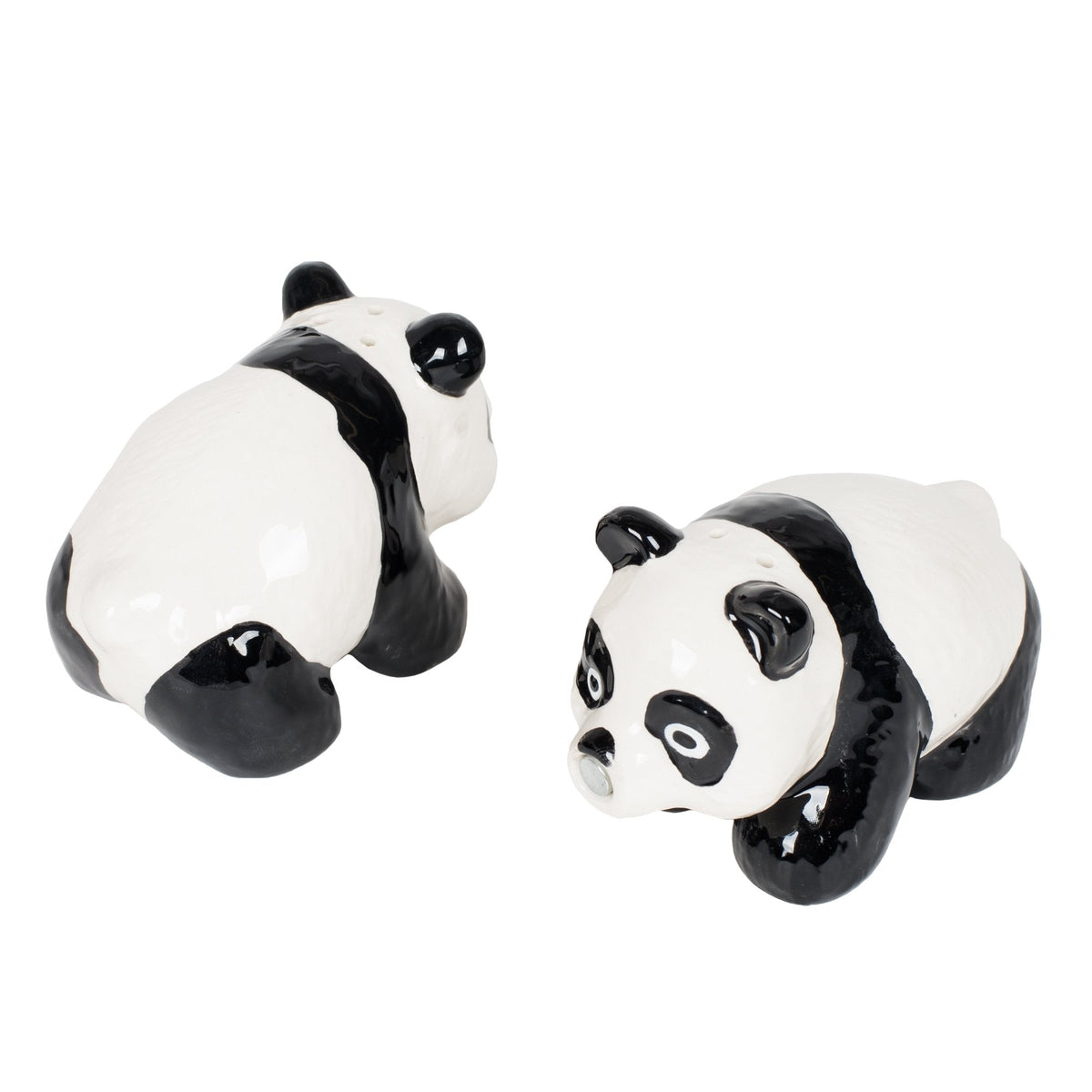 Pacific Giftware 3" L Cutie China Panda Kissing Magnetic Salt & Pepper Shakers -Attractives Collection