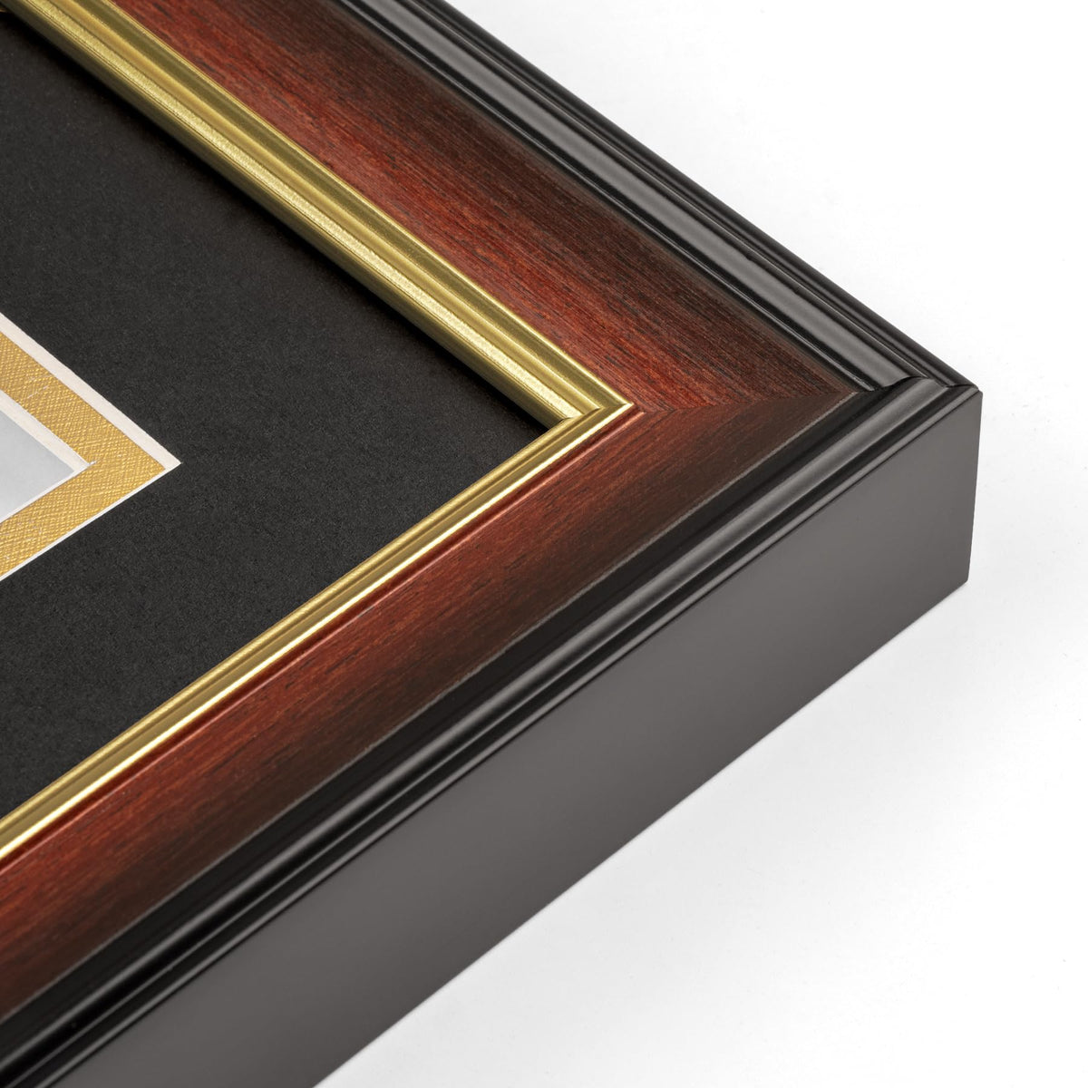 Yaetm 11x22 Diploma Frame with Tassel Holder for 8.5x11 Certificate Document & 4x6 Photo with High Definition Glass, Black Mat Over Gold Acid-free Mat, Mahogany Graduation Frame 2026