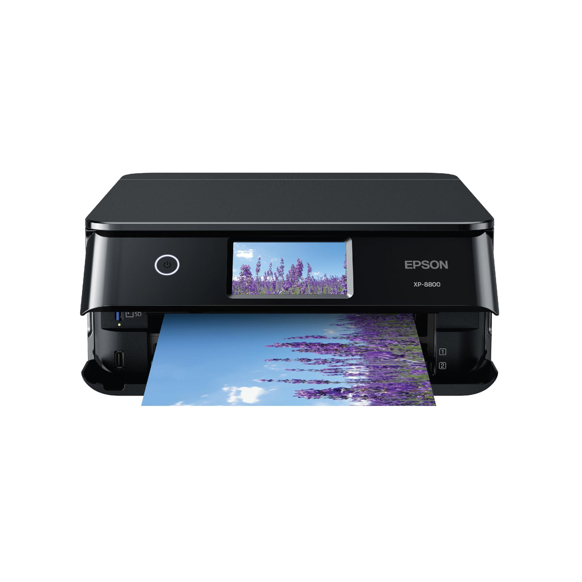 Epson Expression Photo XP-8800 Wireless Printer with 6-Color Claria Ink System, Borderless Prints up to 8.5" x 11", Fast Printing, 4.3" Color Touchscreen, Built-in Scanner and Copier