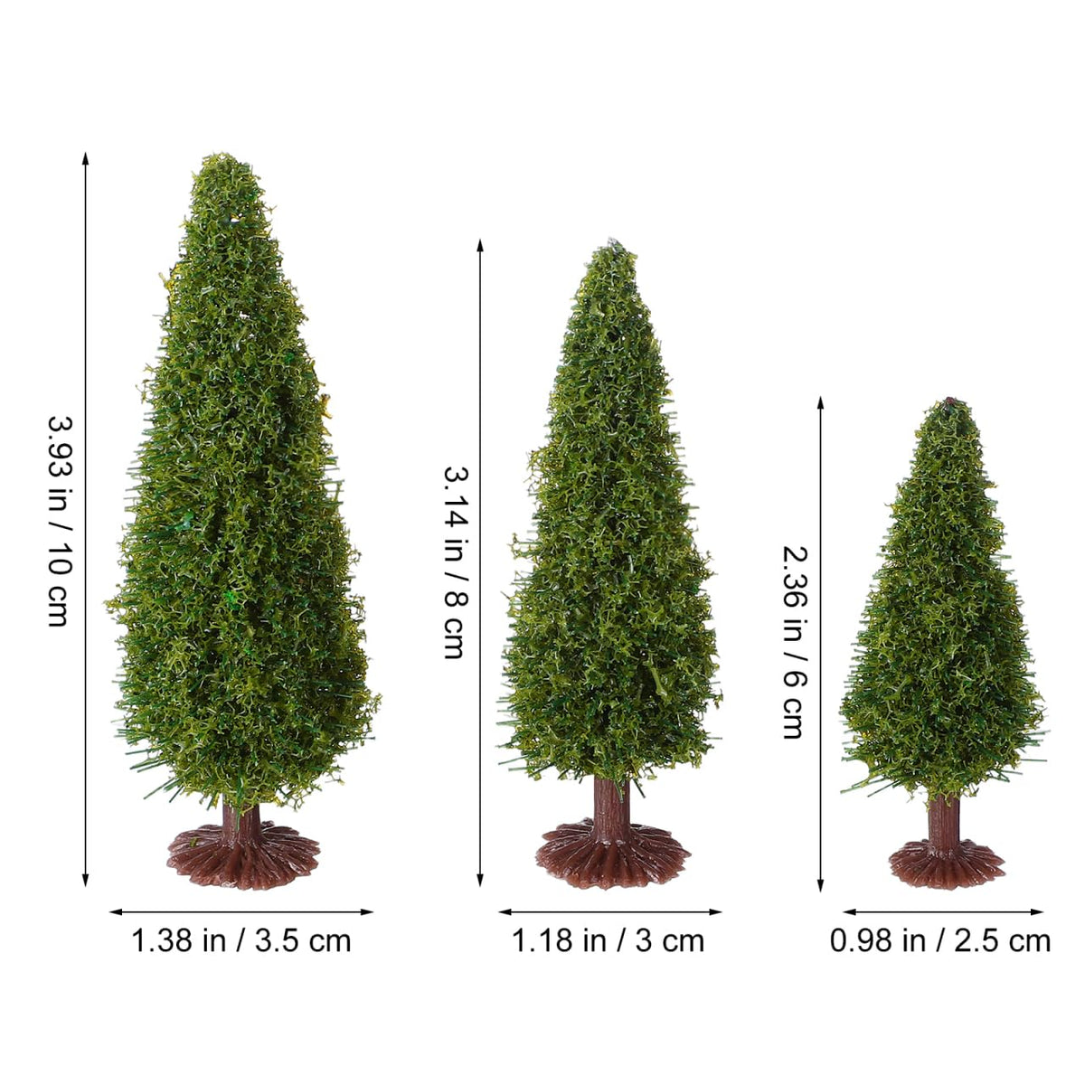 Christmas Tree Christmas Tiny Trees Desktop Decor Party Home Office Decorations 15 Pcs