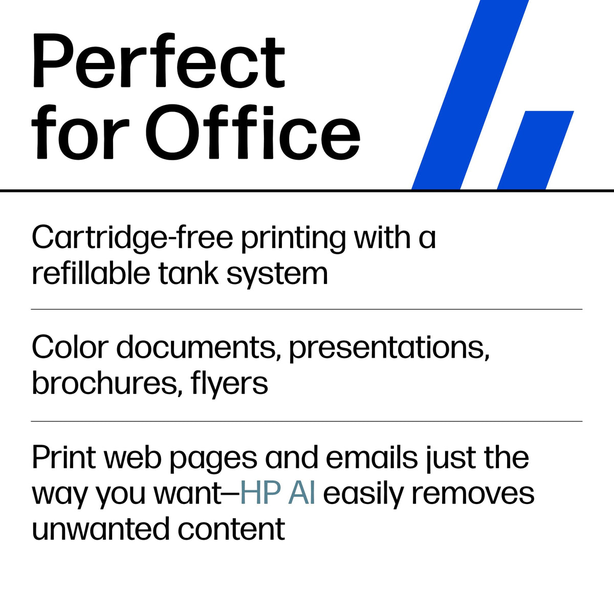 HP Smart Tank 7602 Wireless All-in-One Ink Tank Printer, Scanner, Copier with 2 Years of Ink Included, Best-for-Home Office, Cartridge-Free Refillable, AI-Enabled (28B98A)