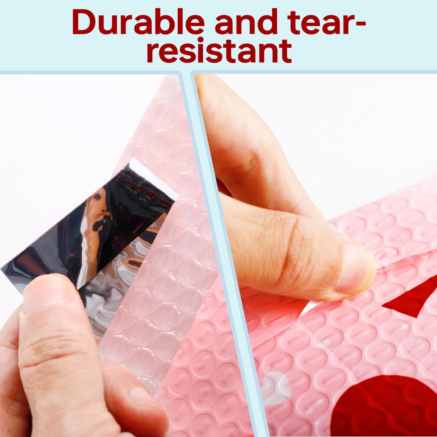 Gdotmely 50 Pack Bubble Mailers 6x9 Inch,Self Sealing Adhesive Padded Envelopes,Waterproof Cute Bubble Mailers,Cushioning Shipping Envelopes for Packaging, Mailing, Gifts, Small Business