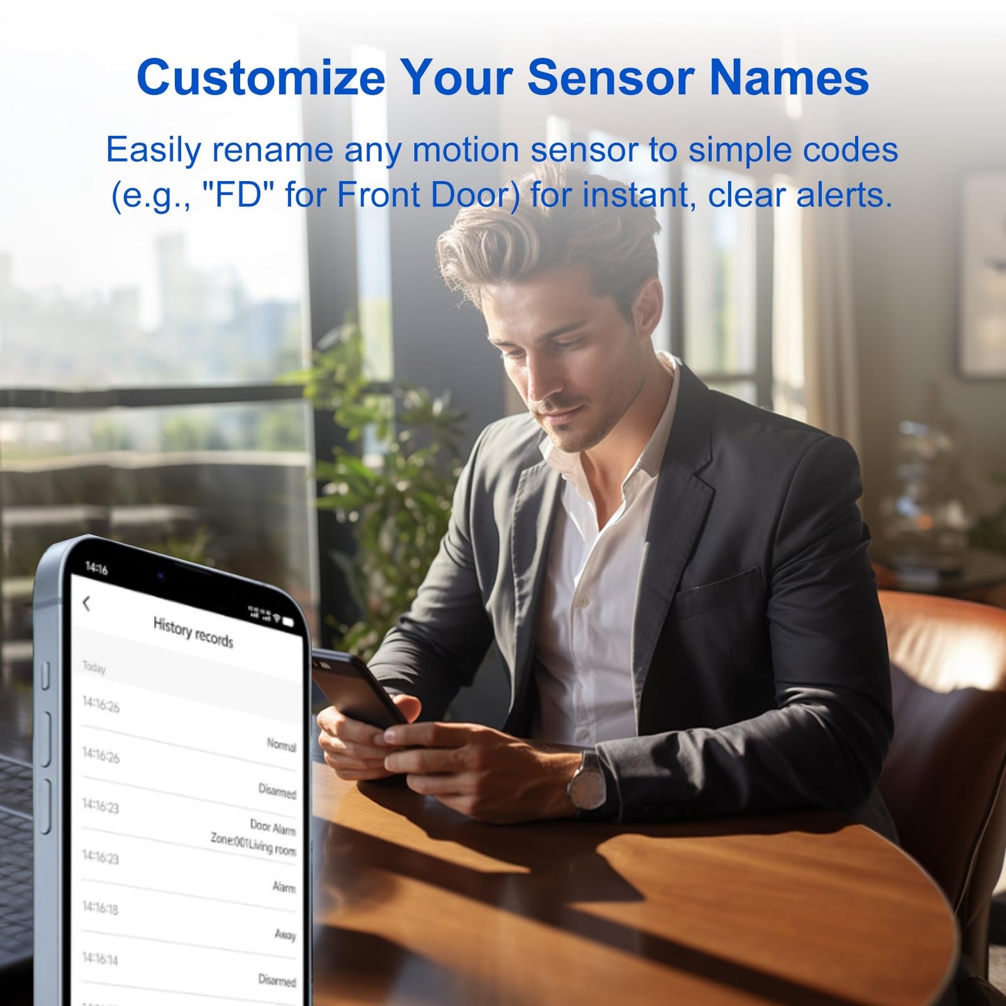 WiFi Wireless Alarm System for Home Security - 24/7 Protection Smart Home Devices 4.3" Touch Screen, GSM/4G+WiFi, App Instant Alerts, No Monthly Fee, Alexa Compatible for Villa, Kids Safety (24 pcs)
