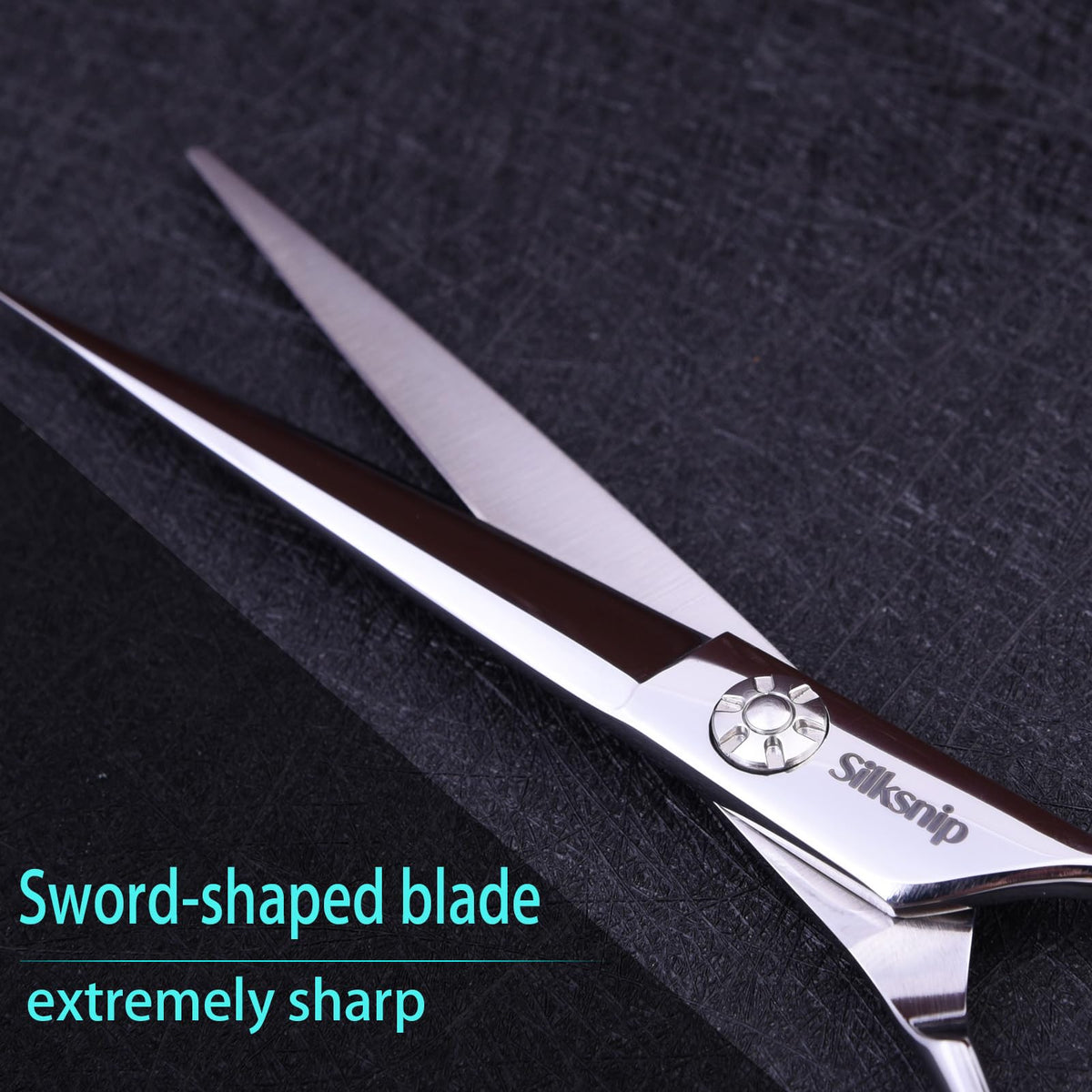 Silksnip Hair Cutting Scissors Professional Barber Shears, Hairdresser Scissor Made Of Stainless Steel For Hairdressing Salon and Home Use Extremely Very Sharp Ergonomic Design