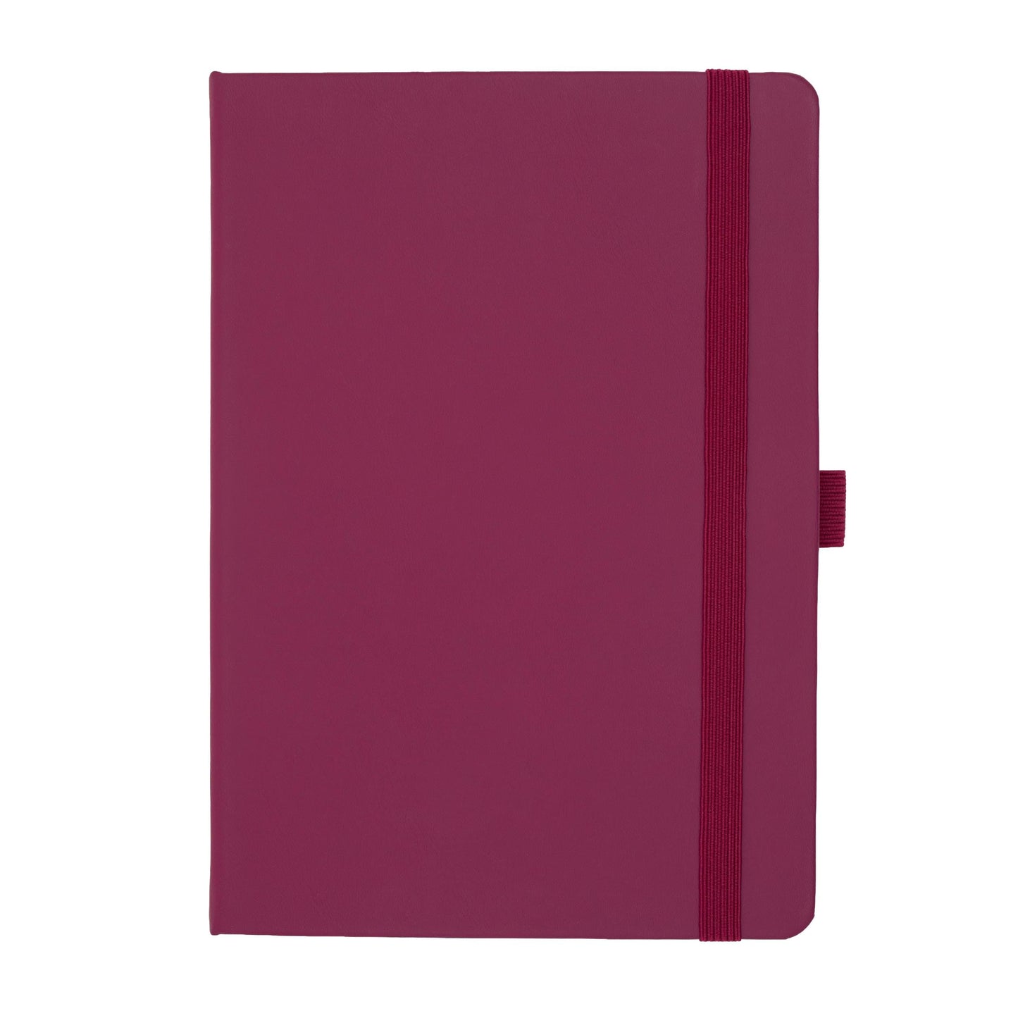 Soulbook - Notebook Hardcover Medium A5, 176 Dotted Pages Journal with Pen Loop, Fuchsia