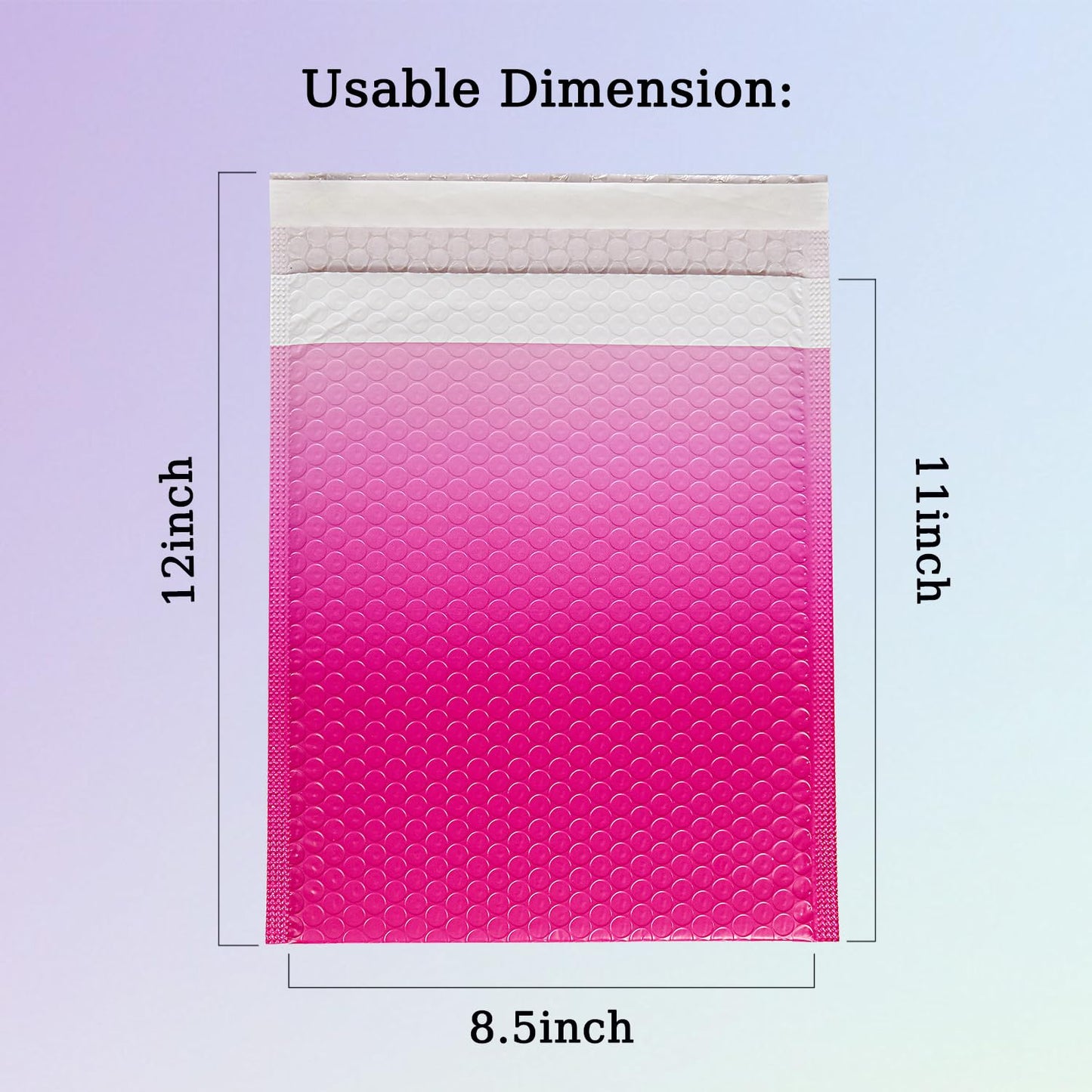 IMPOFFI 8.5x11 Inch 30 Pack Pink Bubble Mailers, Waterproof Padded Envelopes, Self Seal, Strong Adhesion Bubble Envelopes, Cushioning Padded Mailers for Small Items