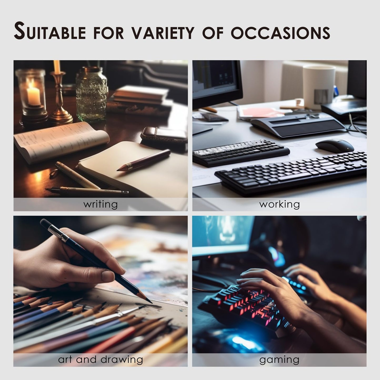 Cork Desk Mat - Dual-Sided Desk Pad for Office and Home - Desk Organization and Accessories - Ideal for Large Mouse Pad and Desk Mats on Top of Desks(Coffee,36"x 17")