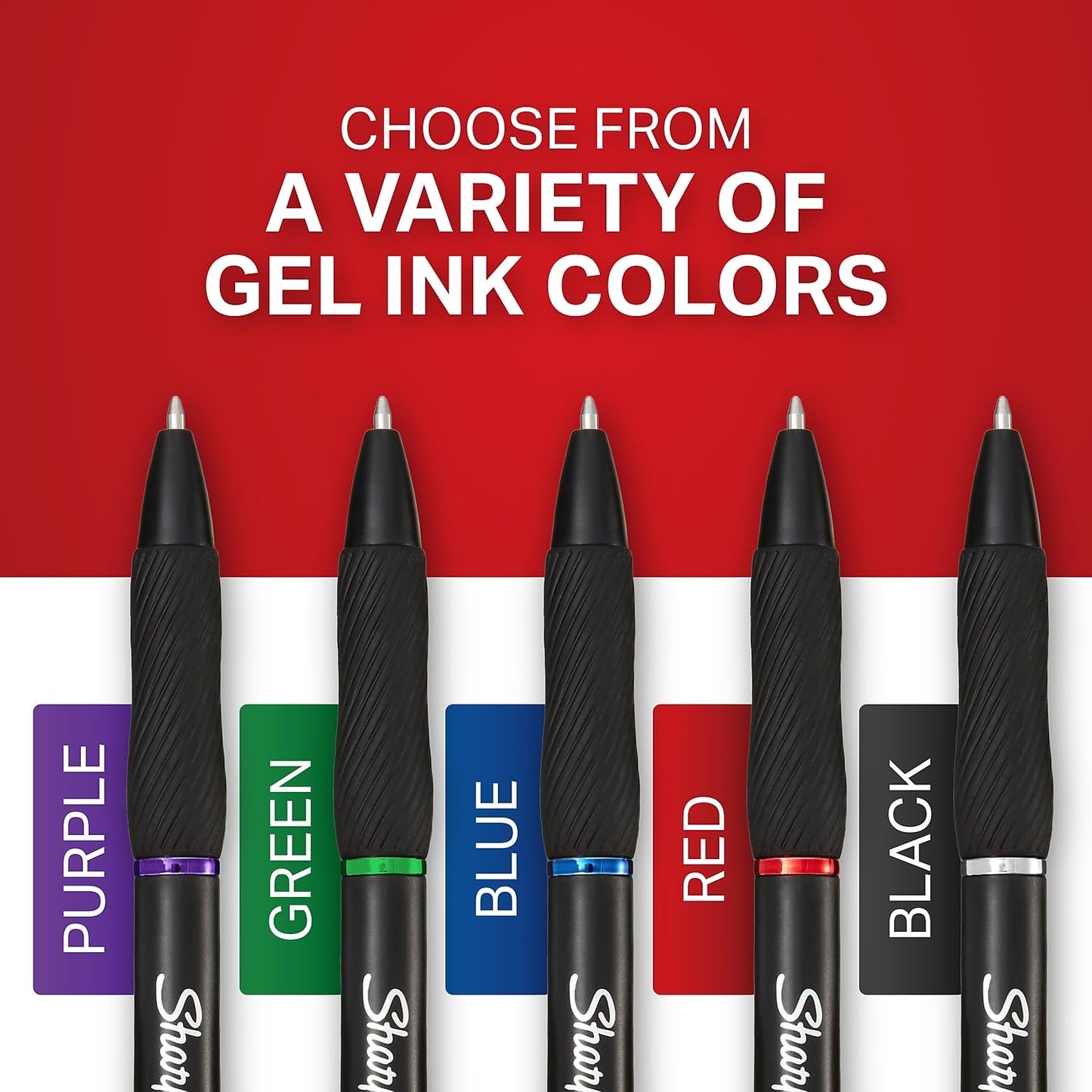 Sharpie S-Gel Pens, Ultra Fine Point (0.38mm), Black Ink, 12 Count - Office Supplies, Writing, Journaling