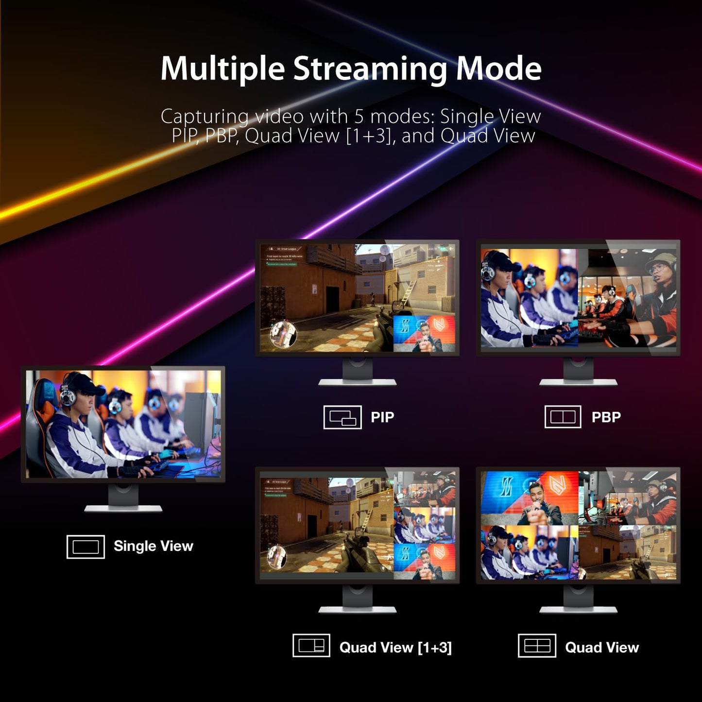 j5create All-in-One Live Streaming Station - Quad HDMI Capture, Audio Mixer, Video Switcher, Plug & Play, for Streaming, Video Conferencing, Teaching, Broadcasting (JVA08)