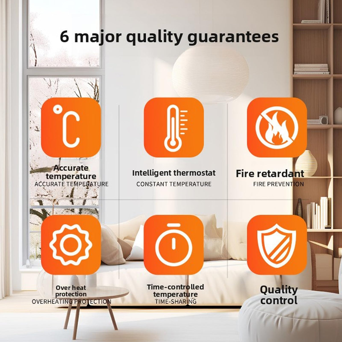 YUEHISY Smart Thermostat, WiFi Temperature Controller Panel 16A, APP Remote Scheduling, Programmable, IP20 Rated, for Home, Hotel, Office