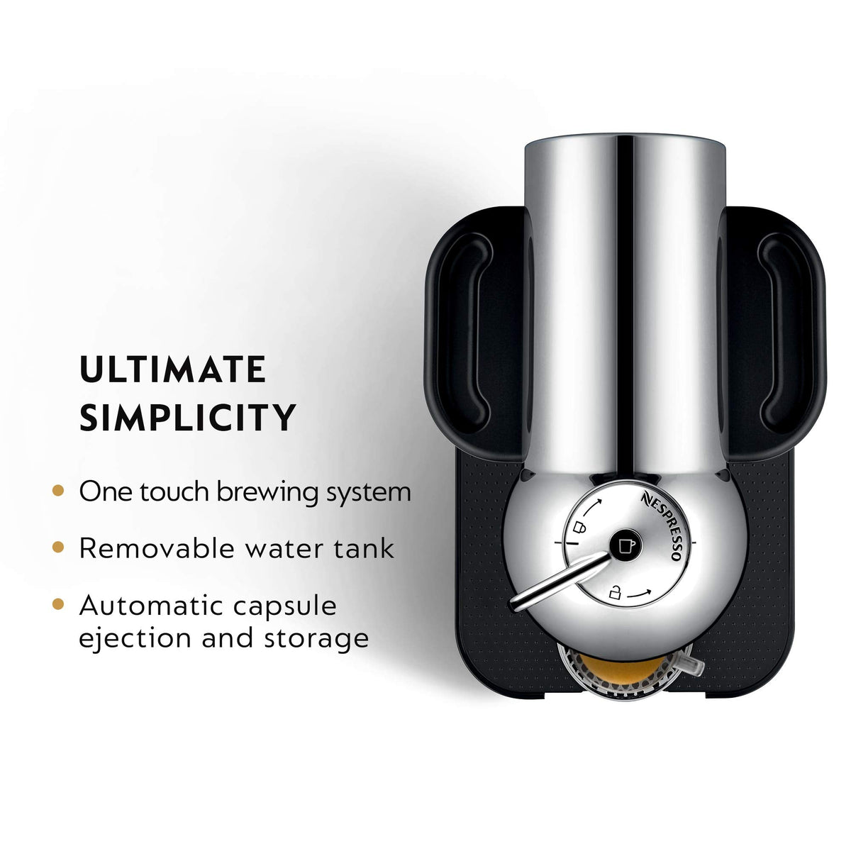 Nespresso Vertuo Coffee and Espresso Maker by Breville, Chrome