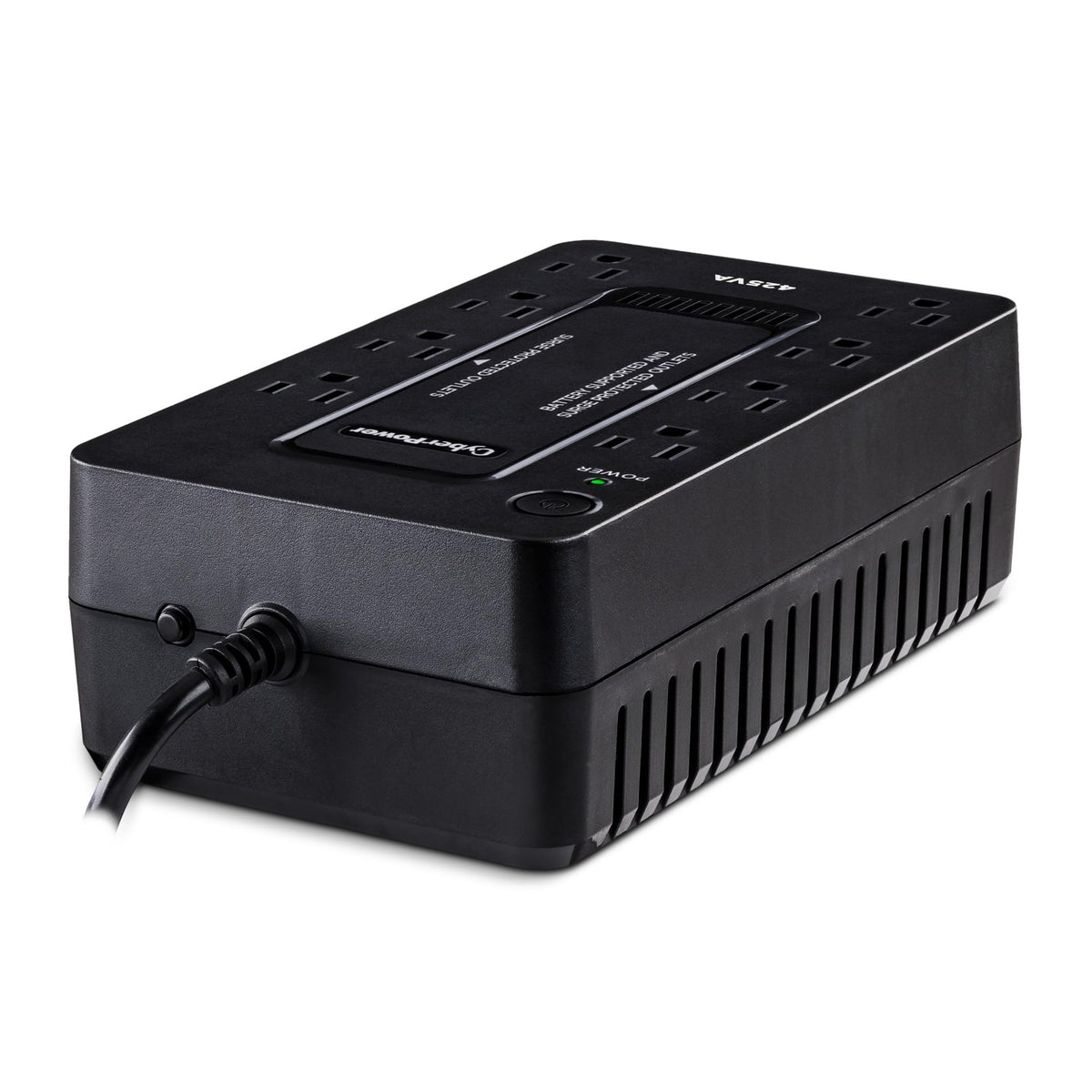 CyberPower ST425 Standby UPS Battery Backup and Surge Protector, 425VA/260W, 8 Outlets, Compact, UL Certified
