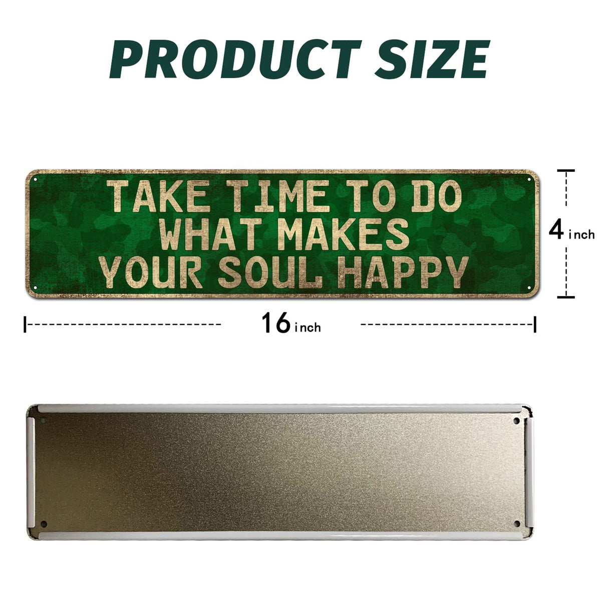 CIVOTIL Meditation Room Sign, 4" x 16"