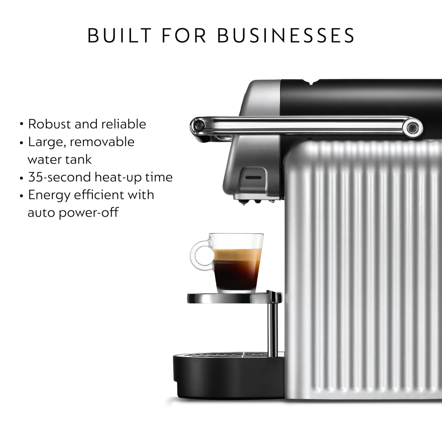 Nespresso Professional Machine Starter Bundle for Businesses, Zenius Professional Coffee Machine