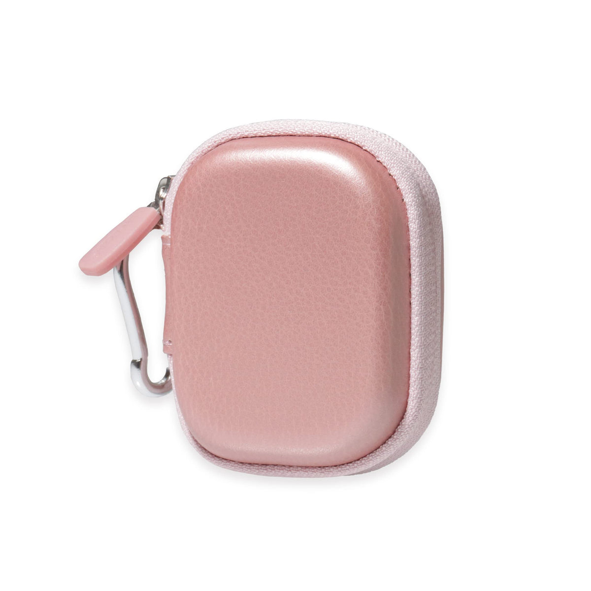 CaseSack Case for TAGRY X08 Bluetooth Headphones True Wireless Earbuds 60H, mesh Pocket for Charge Cable (Rose Gold)