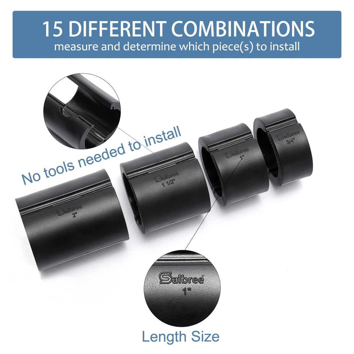 Salbree Office Chair Hero Fix Attaches Clamps to Large Cylinder Piston Stops Your Chairs from Sinking When Computer Hydraulic Lift Has No Gas Stop Replacement