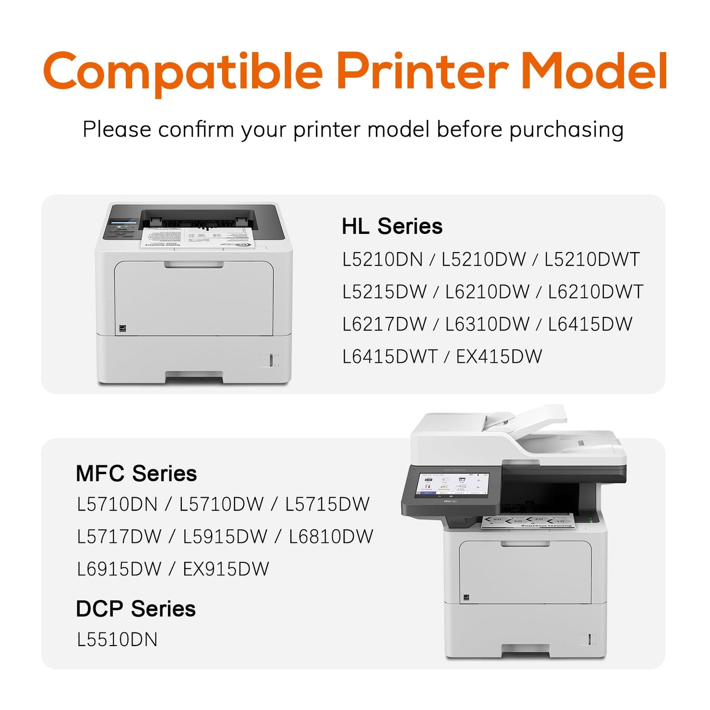 TN920XL TN920 Toner Compatible for Brother TN-920 XL TN920XL TN920XXL TN920UXXL Toner Replacement for HL-L6210DW HL-L6210DWT HL-L5210DN HL-L5210DW HL-L5210DWT HL-L6310DW MFC-L6810DW (4 Pack)