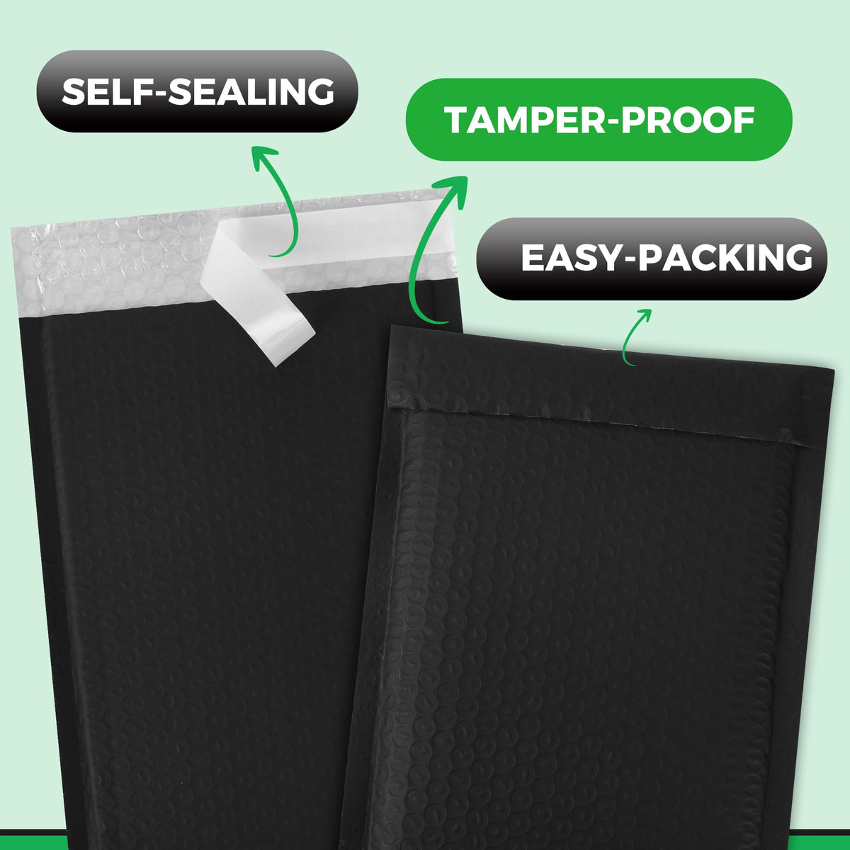 510 Pack 6’’ x 10’’ Bubble Mailer - Self-Sealing Waterproof Small Mailing Envelopes Padded Lightweight Bags 6 x 9 Usable Space for Apparel Accessories, Phone Cases, Trading & Greeting Cards, Prints