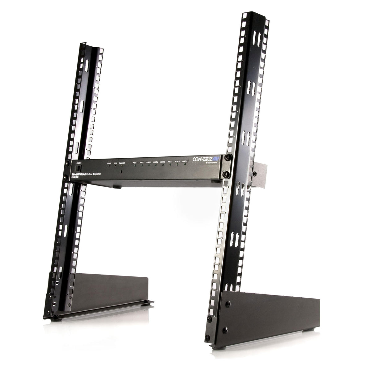 StarTech.com 12U Open Frame Server Rack - 19" 2 Post Network Rack – Free Standing Audio Video & IT Equipment (RK12OD)