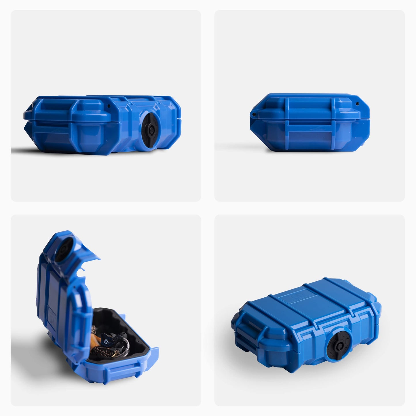Evergreen | in Ear Monitor Protective Cases for IEM - Waterproof/USA Made - Suitable for KZ ZS10/ZS10 Pro/ZSN/ZST/AS10/AS16/Sure SE215-CL/SE201-K (52 Blue)