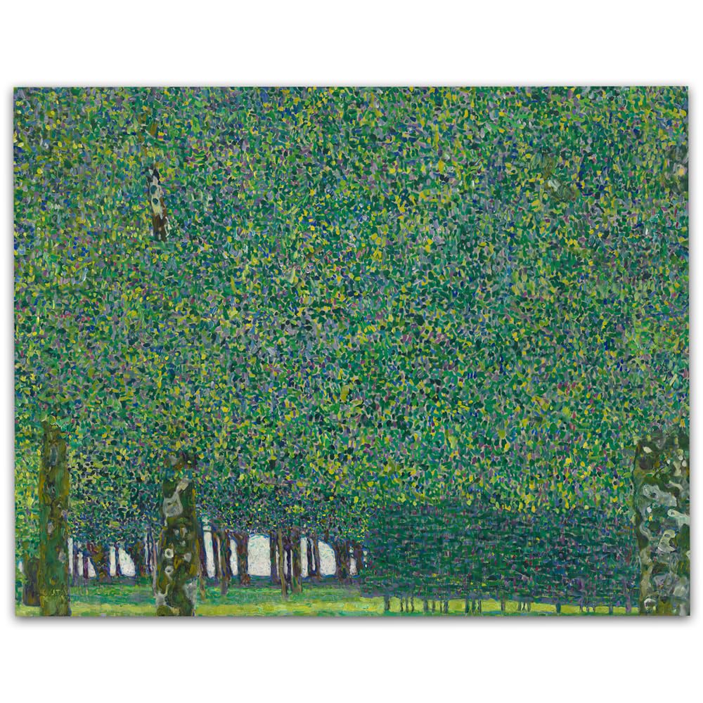 Gustav Klimt The Park 11x14 Unframed Print – Nature-Inspired Fine Art Reproduction, Abstract Forest Painting for Peaceful Home, Office, or Meditation Space Décor