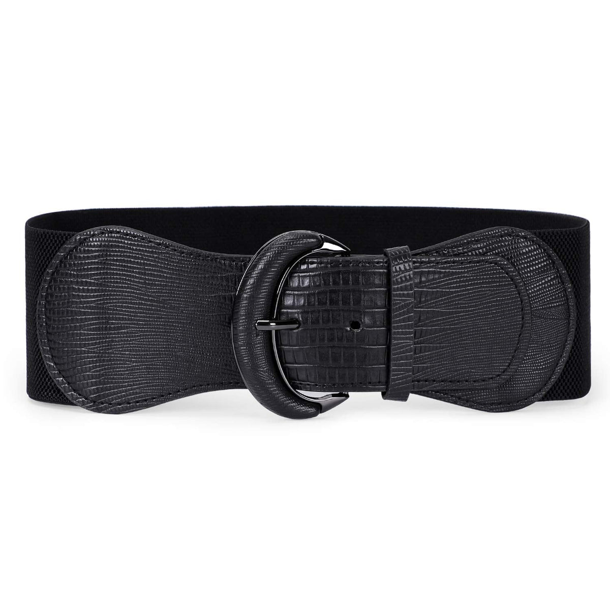 JASGOOD Women Stretchy Wide Waist Belt for Dress Ladies Vintage Elastic Belt