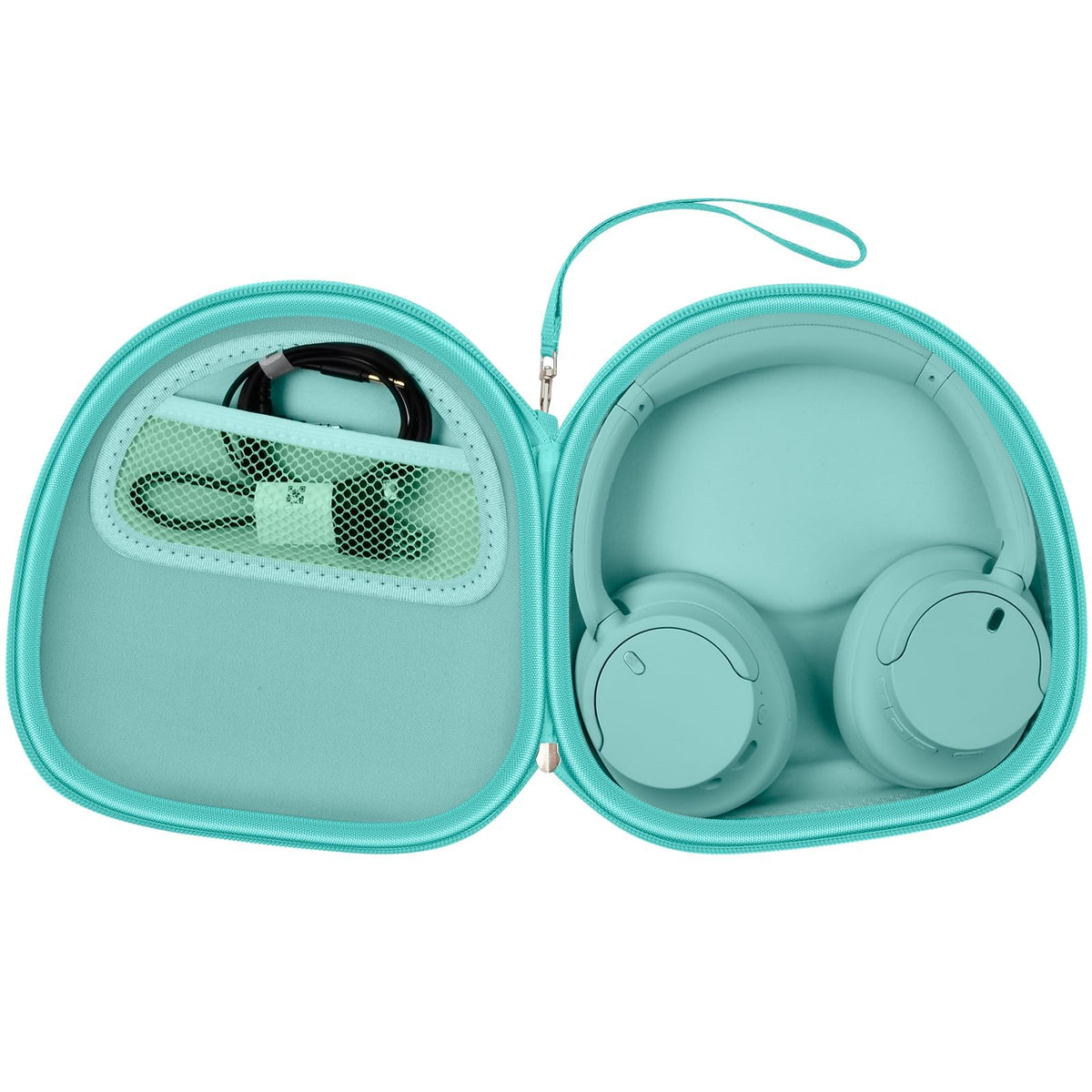 PAIYULE Headphone Case for Sony WH-CH720N WH-CH520 WH-1000XM4 for Soundcore Q20i Q20 Q30 for JBL Tune 720BT 510BT Noise Canceling Headphones, Wireless Headset Travel Bag (Box Only)(Green)