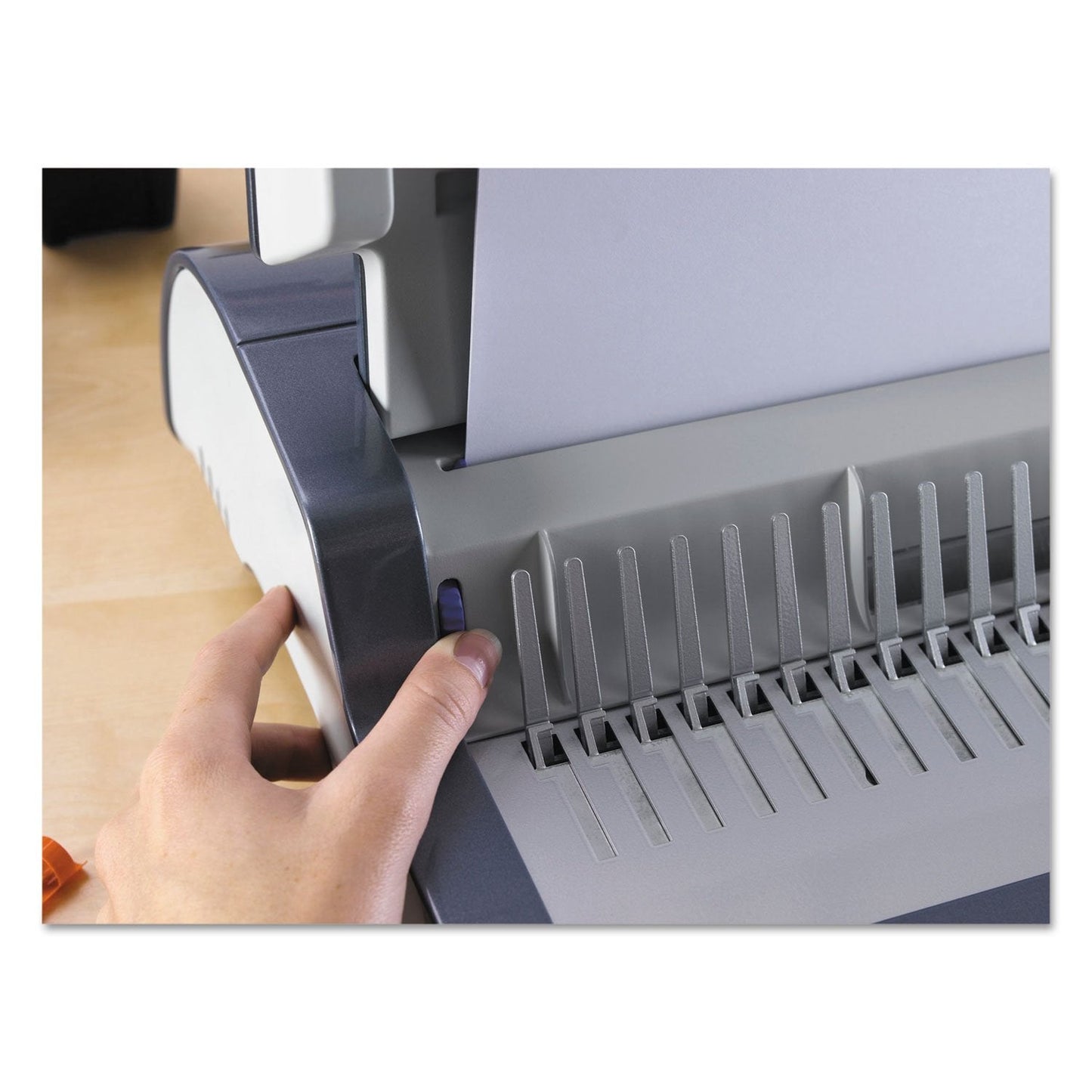 Fellowes Binding Machine Quasar+ Comb Binding (5227201), 5.1" x 18.1" x 15.4"