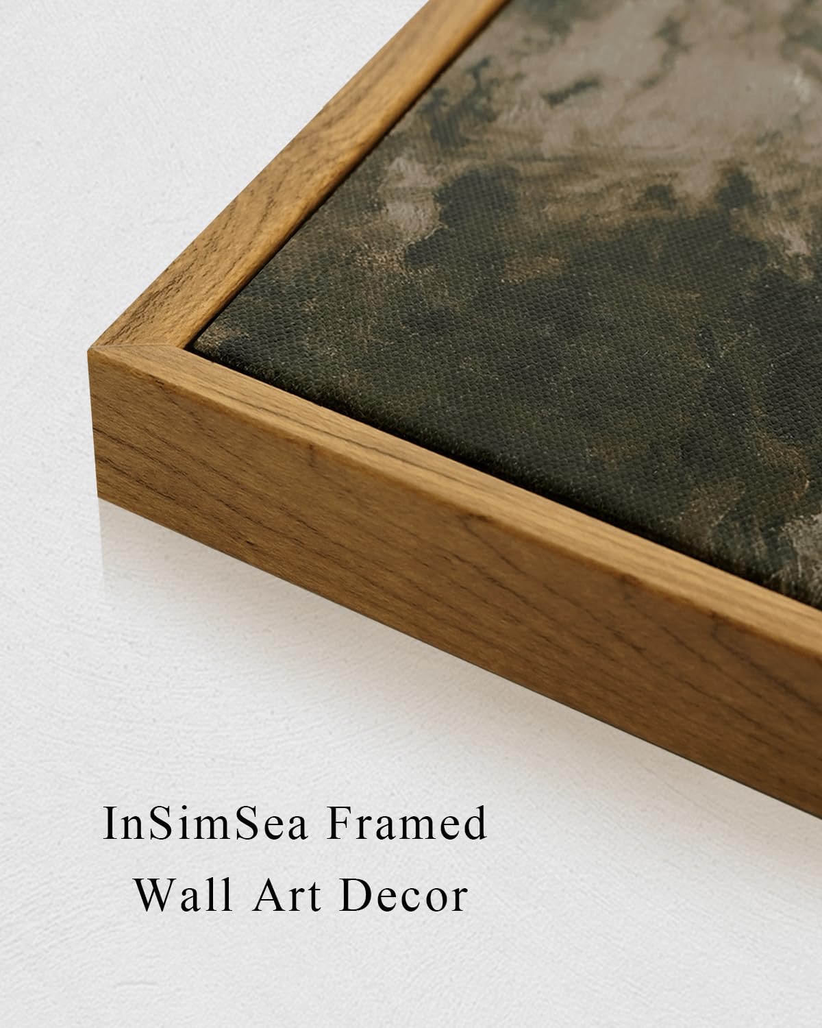 InSimSea Square Framed Canvas Wall Art, Landscape Room Decor Classical Scenery Vast Valley Grassland Oil Paintings Canvas Art Wall Decor, Home Decor for Living Room, Bedroom, Office 12"x12"