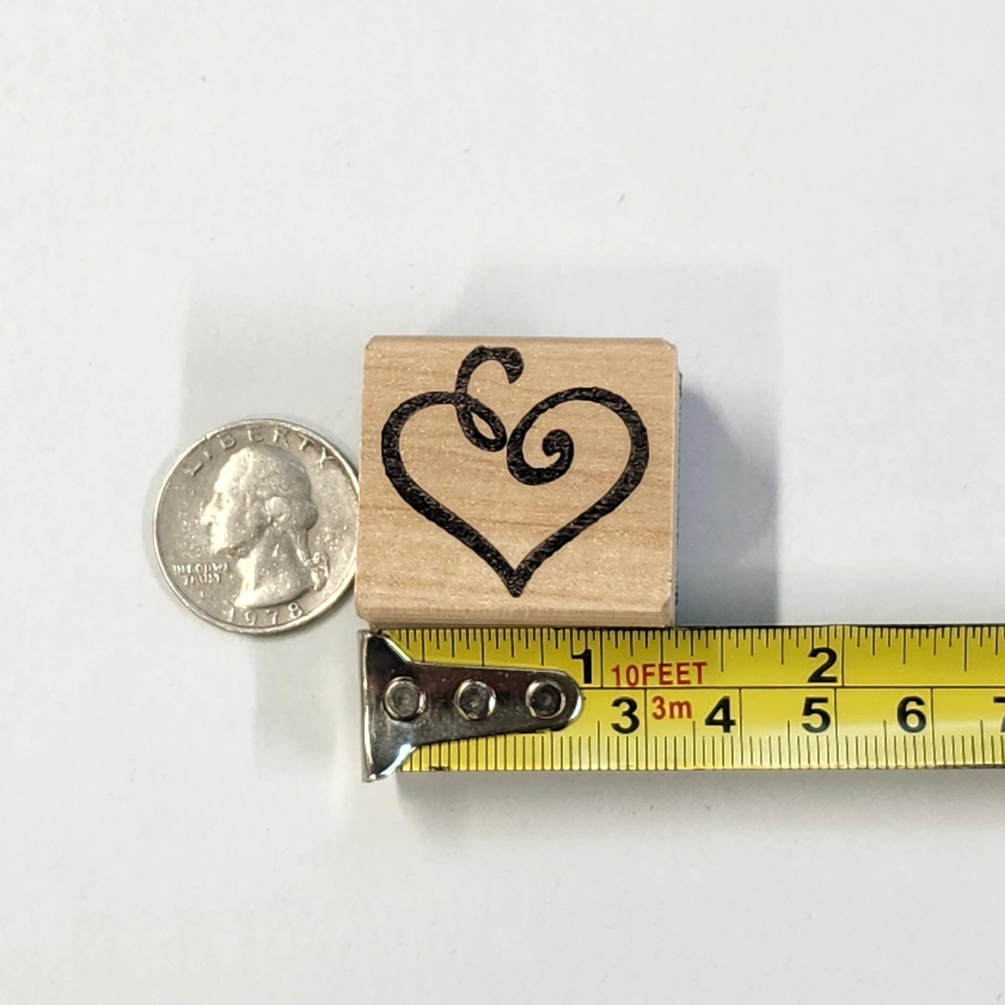 Valentine's Hearts Rubber Stamps