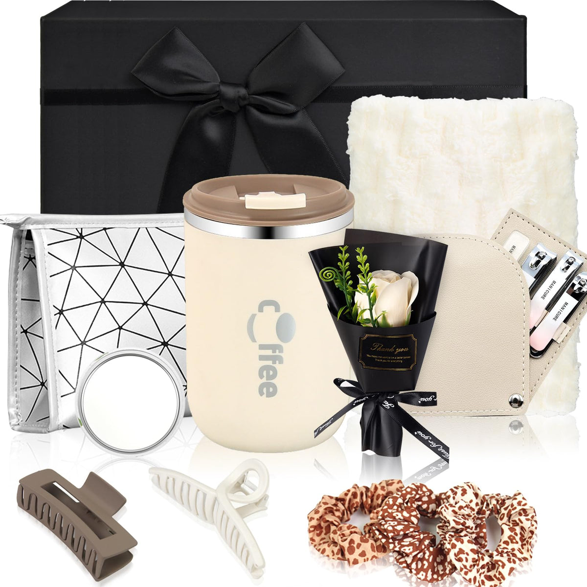 Marsheepy Birthday Gifts for Women，Valentines Day Gifts， Happy Bestie Birthday Gift Basket for Women, Mom, Wife, Girlfriend, Sister, Christmas, Mothers Day Gifts