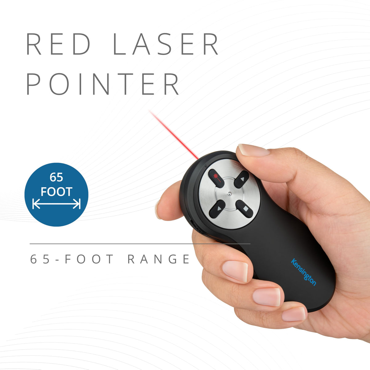 Kensington Wireless Presenter with Red Laser Pointer (K33272WW)