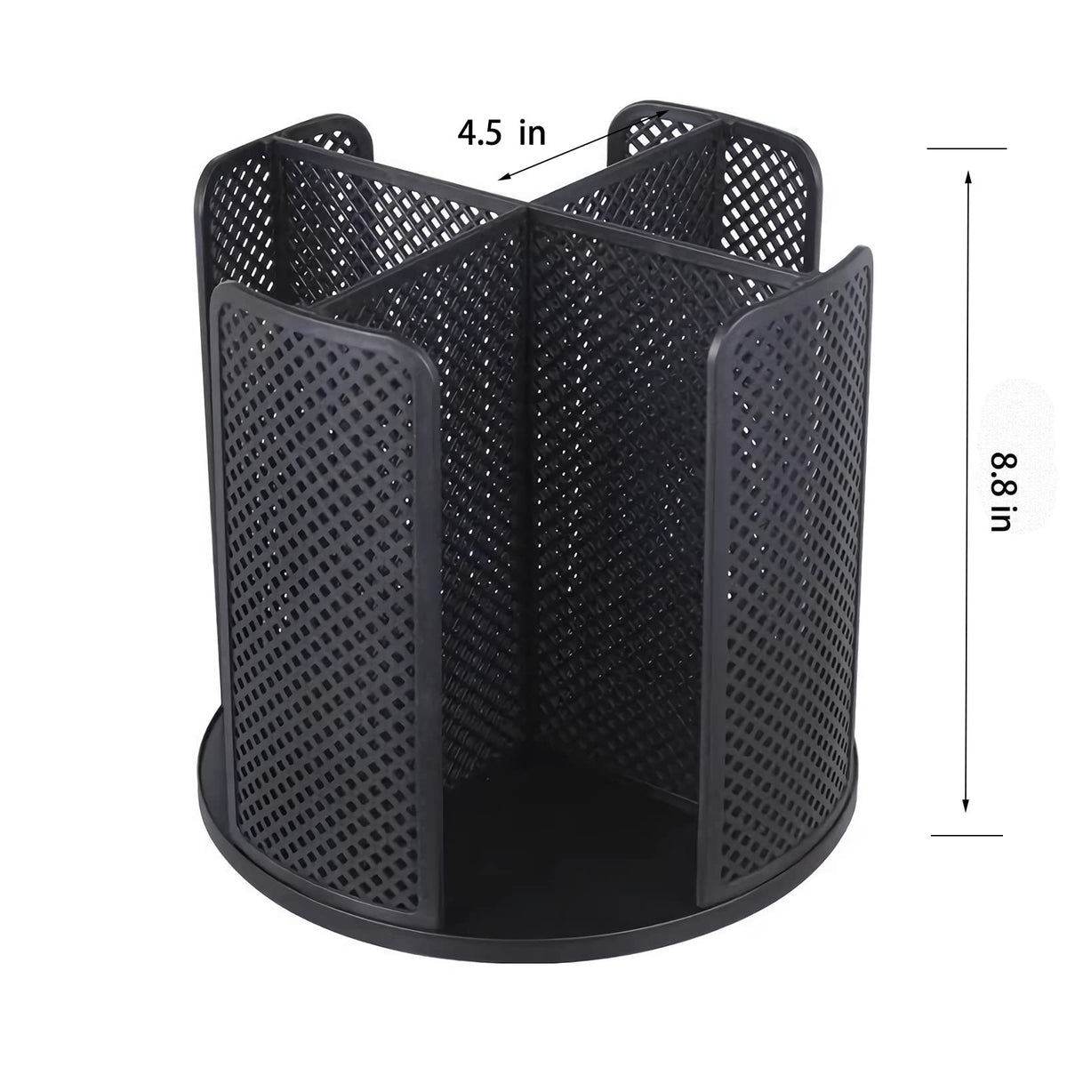 Heagoale Paper Cup and Lid Holder Plastic Cup Storage Organizer Coffee Cup Dispenser for Countertop, Breakroom, Bathroom, Coffee Station, Bar, Buffet, Kitchen Cabinet - Black