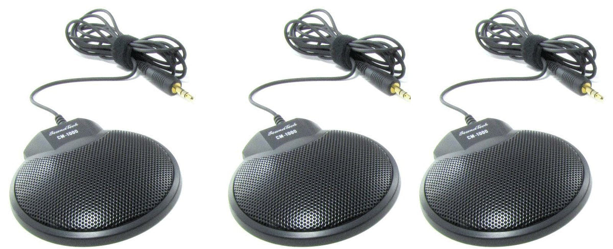 Sound Tech TableTop Conference Microphone Kit ,4 Microphones daisy chain, CM-1000USB CM-1000