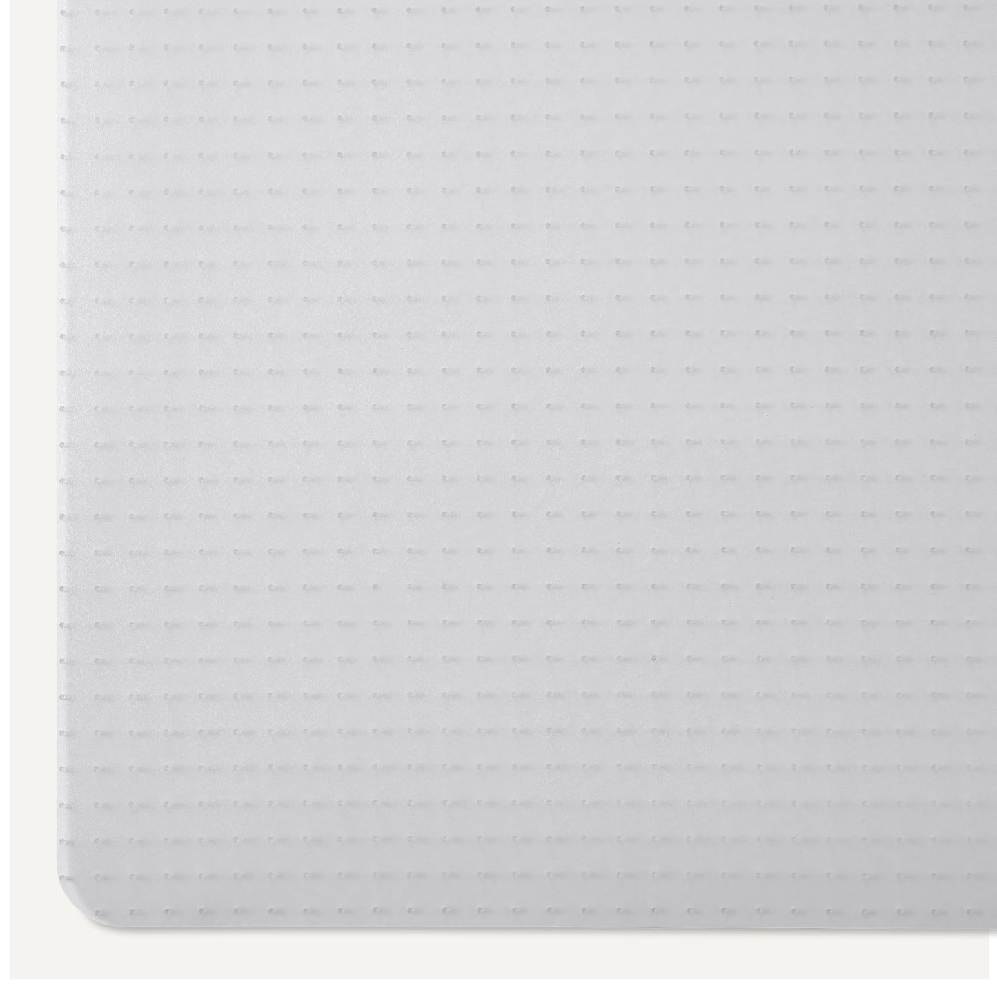 Amazon Basics Office Chair Mat for Low Pile Carpeted Floors, Clear Plastic with Studded Grips, 46" x 60", for Home or Office