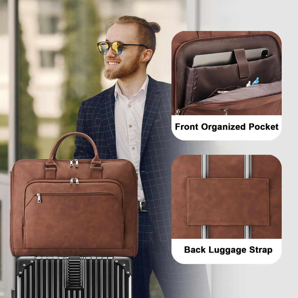 Garment Bag for Travel Large Carry on Garment Bags Men Women Garment Suitcase Bags