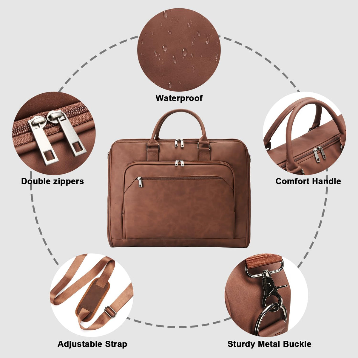 Garment Bag for Travel Large Carry on Garment Bags Men Women Garment Suitcase Bags