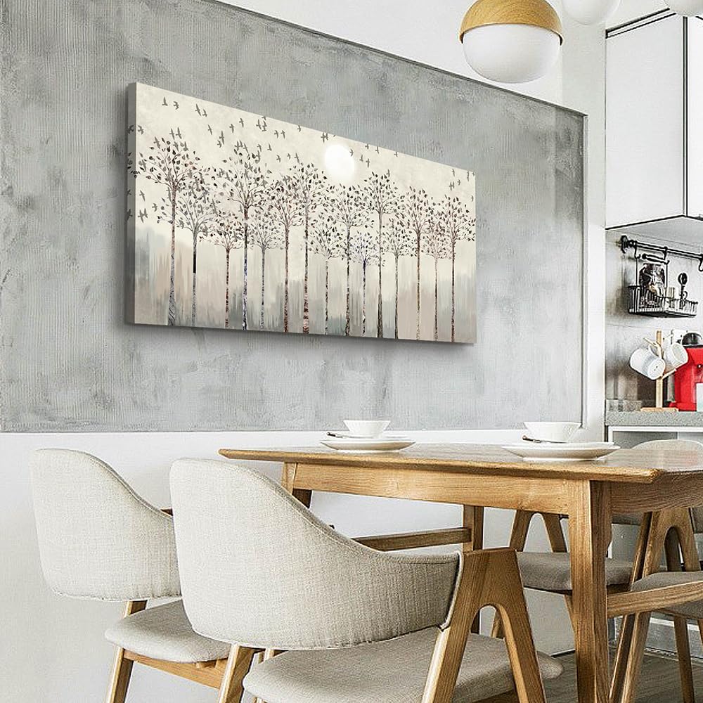 Wapluam Framed Canvas Wall Art For Living Room Large Wall Decorations For Bedroom Office Wall Decor Scenery Abstract Wall Paintings Pictures Artwork Canvas Prints Boho Room Home Decor 20X40 in
