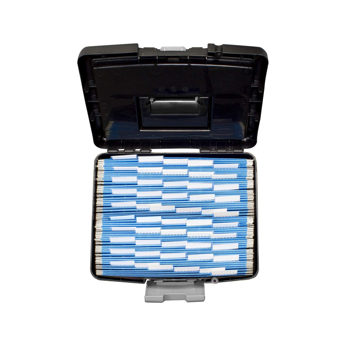 Storex File Storage Box Translucent Storage Lid, Black 1-Pack (61504F01C)