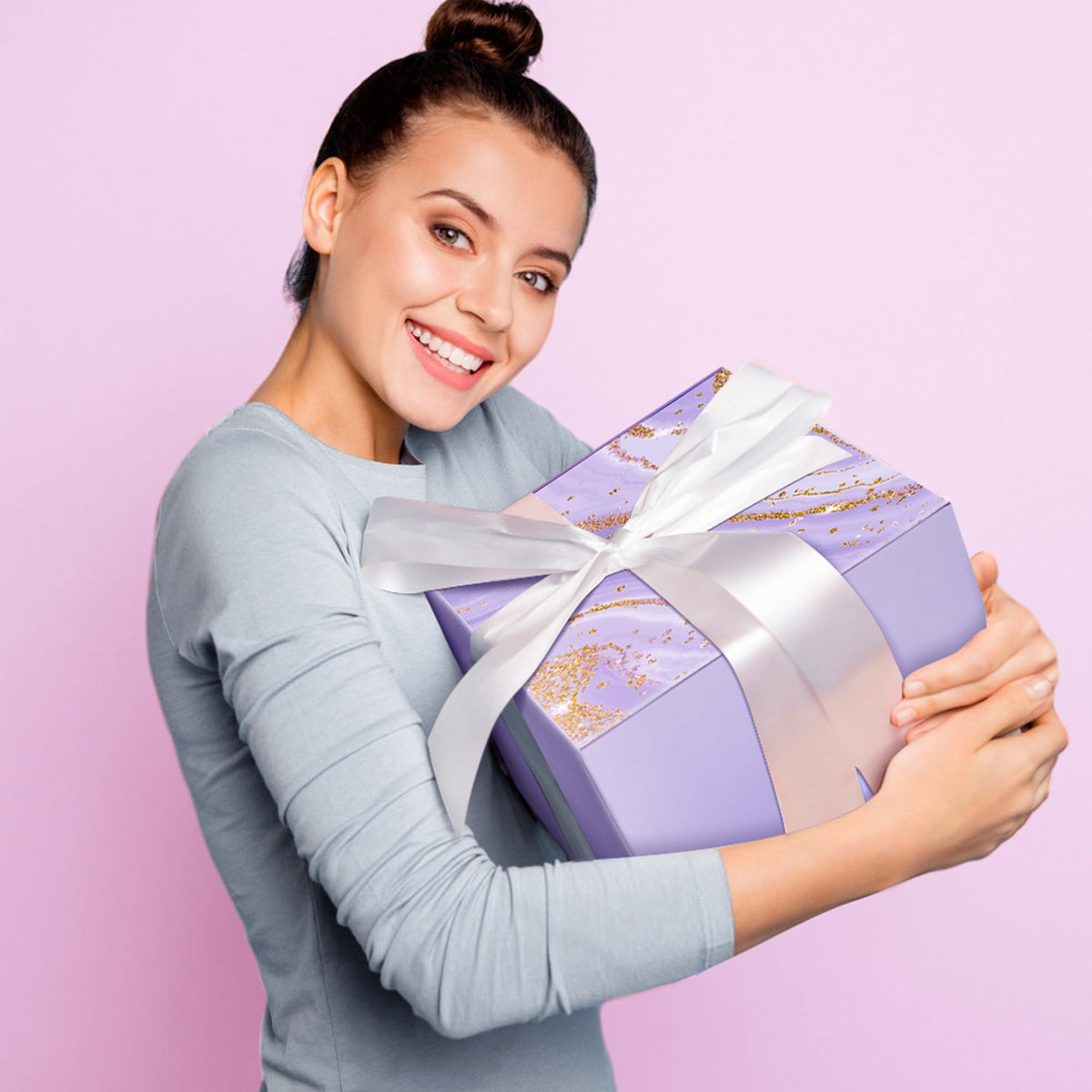 Birthday Gifts for Women, Self Care Get Well Soon Gifts, Lavender Relaxing Spa Gift Basket Care Package w Blanket, Valentines Mothers Day Christmas Gifts for Mom Grandma Wife Girlfriend Friends Sister