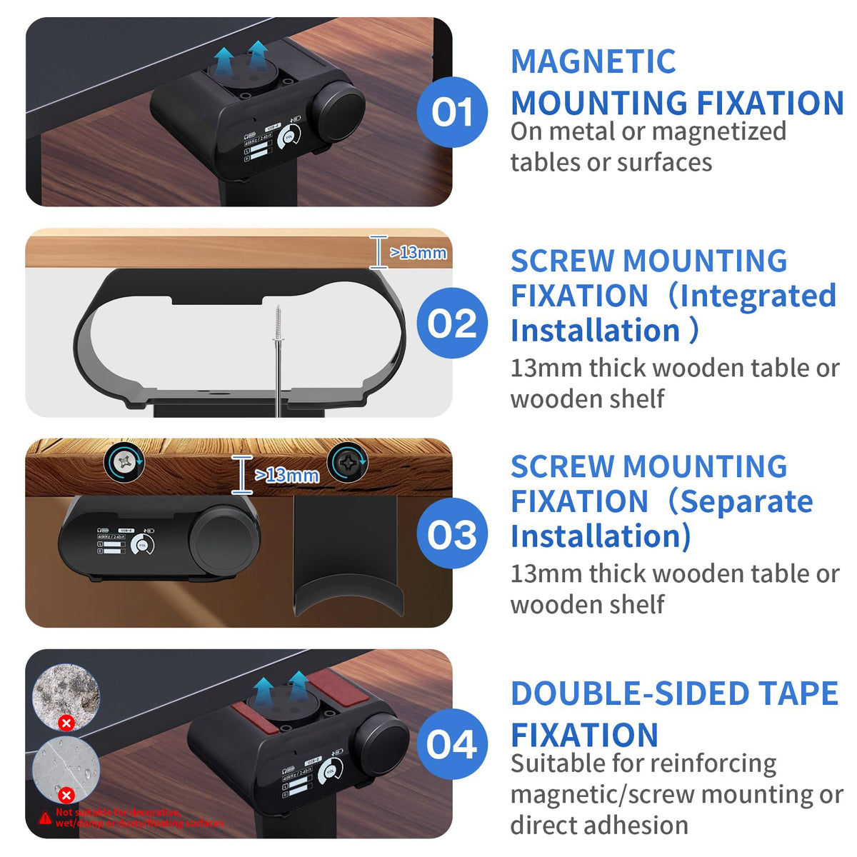 FSNIWEKO Under Desk Headphone Hanger Stand for SteelSeries Arctis Nova Pro Wireless-Arctis Pro Wireless NOVA Magnetic Mount Secretlab Magnus Version,Headphone Holder for Arctis Nova Pro Wireless