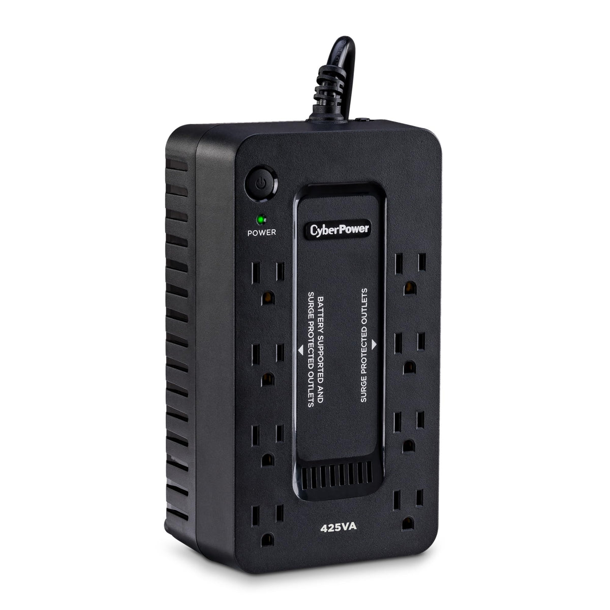 CyberPower ST425 Standby UPS Battery Backup and Surge Protector, 425VA/260W, 8 Outlets, Compact, UL Certified