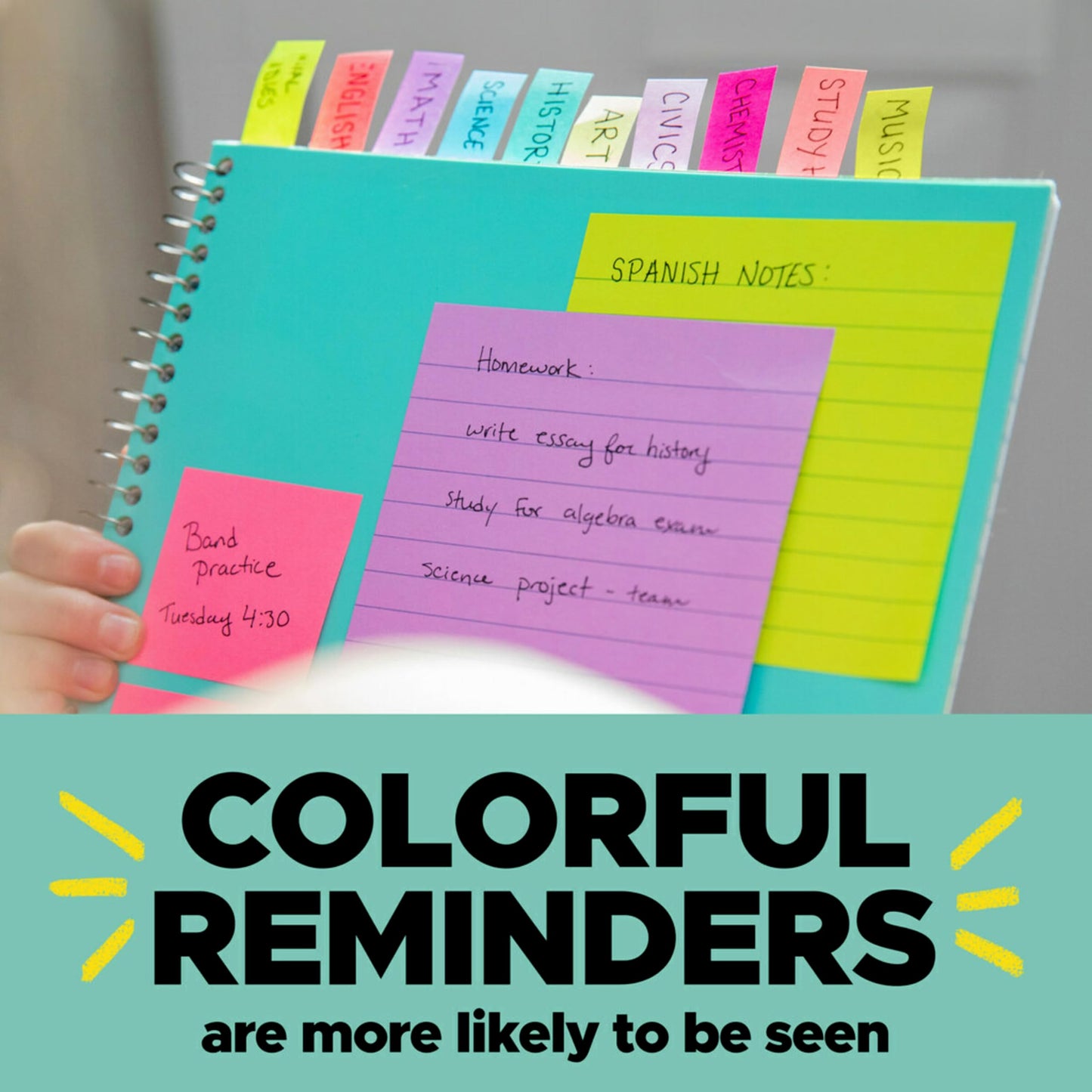 Post-it Flags Value Pack, 50/Dispenser, 4 Dispensers/Pack, 1 in Wide, Assorted Bright Colors, Includes FREE Flags + Highlighter (680-PPBGVA)