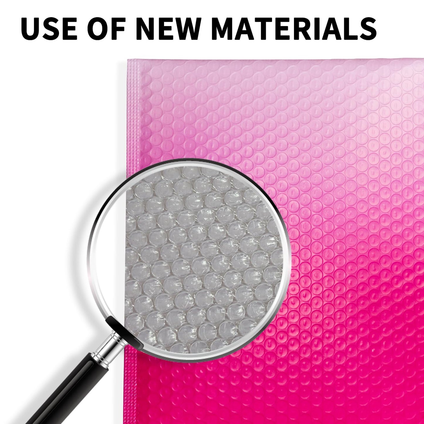 IMPOFFI 8.5x11 Inch 30 Pack Pink Bubble Mailers, Waterproof Padded Envelopes, Self Seal, Strong Adhesion Bubble Envelopes, Cushioning Padded Mailers for Small Items