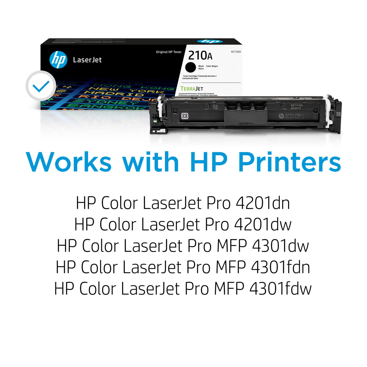 HP 210A Black Original LaserJet Toner Cartridge