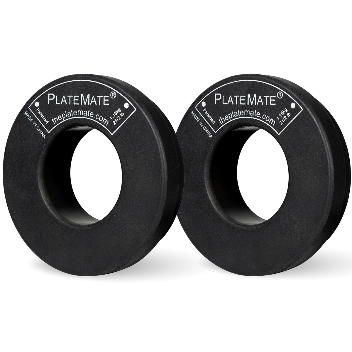 PlateMate Microload Pair 2 1/2 lb. Magnetic Donut Weights
